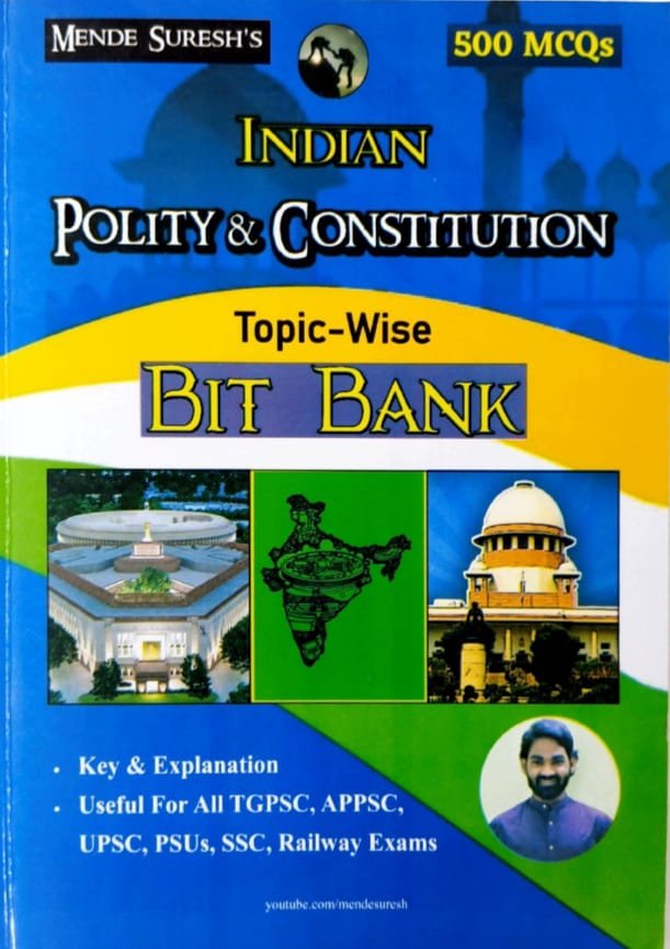 MANDE SURESHS INDIAN POLITY &CONSTITUTION TOPIC-WISE BITBANK 500 MCQS EM