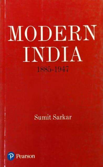PEARSON PUBLICATION  MODERN INDIA 1885-1947 AUTHOR SUMITSARKAR EM