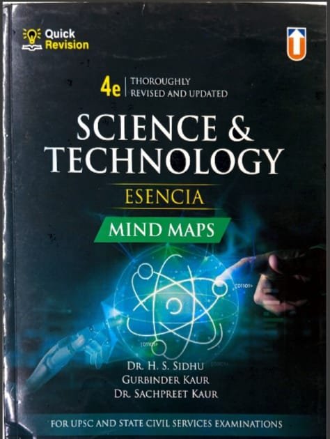 UNIQUE PUBLISHERS QUICK REVISION 4E THOROUGHLY REVISED AND UPDATED SCIENCE &TECHNOLOGY ESENCIA MIND MAPS EM MRP 885