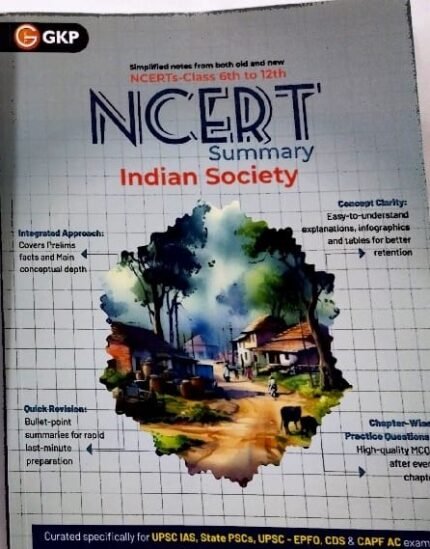 GKP PUBLICATIONS NCERT SUMMARY INDIAN SOCIETY CLASS 6TH TO 12TH EM
