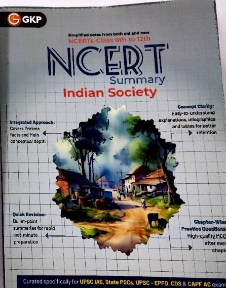 GKP PUBLICATIONS NCERT SUMMARY INDIAN SOCIETY CLASS 6TH TO 12TH EM