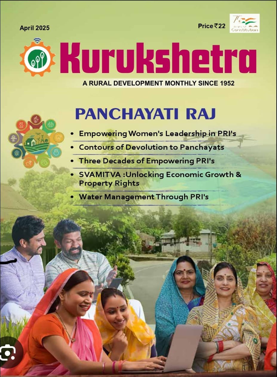 KURUSHETRA MONTHLY CURRENT AFFAIRS APRIL-2025 EM