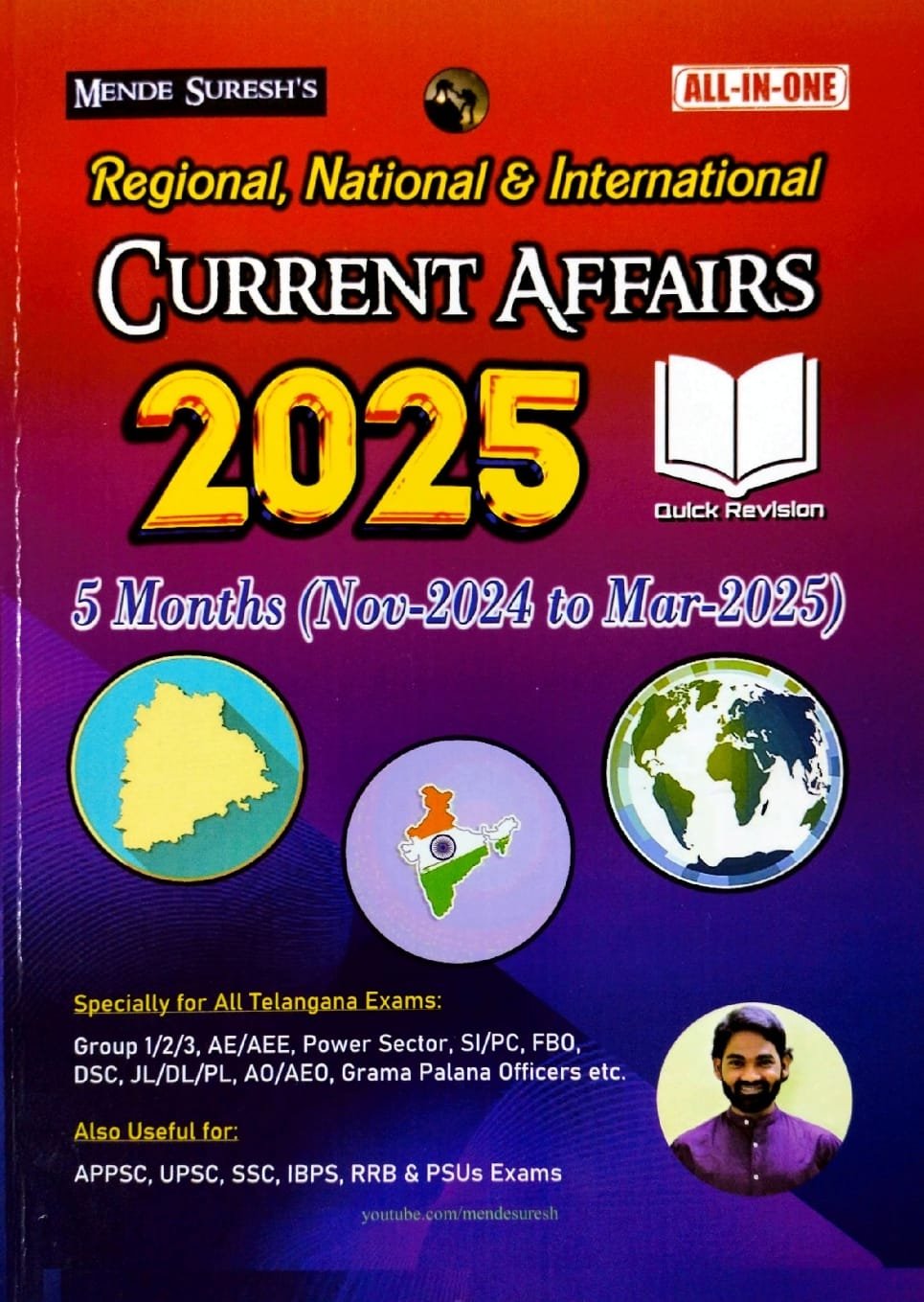 MENDE SURESH REGIONAL ,NATIONAL &INTERNATIONAL CURRENT AFFAIRS 5 MONTHS NOV-2024 TO MARCH-2025