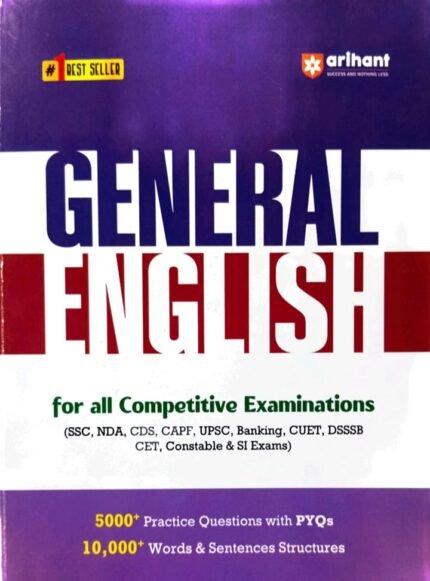 ARIHANTH PUBLICATIONS GENERAL ENGLISH FOR ALL COMPETITIVE EXAMINATIONS BY SCGUPTA EM 2025