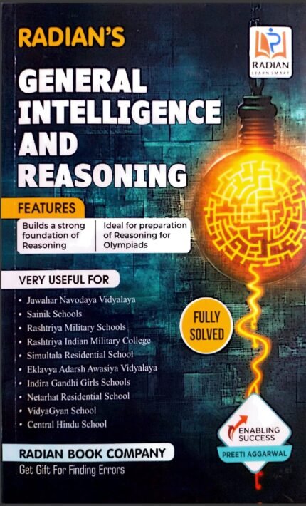 RADIAN BOOK COMPANY GENERAL INTELLIGENCE AND REASONING AUTHOR PREETI AGGARWAL ENGLISH