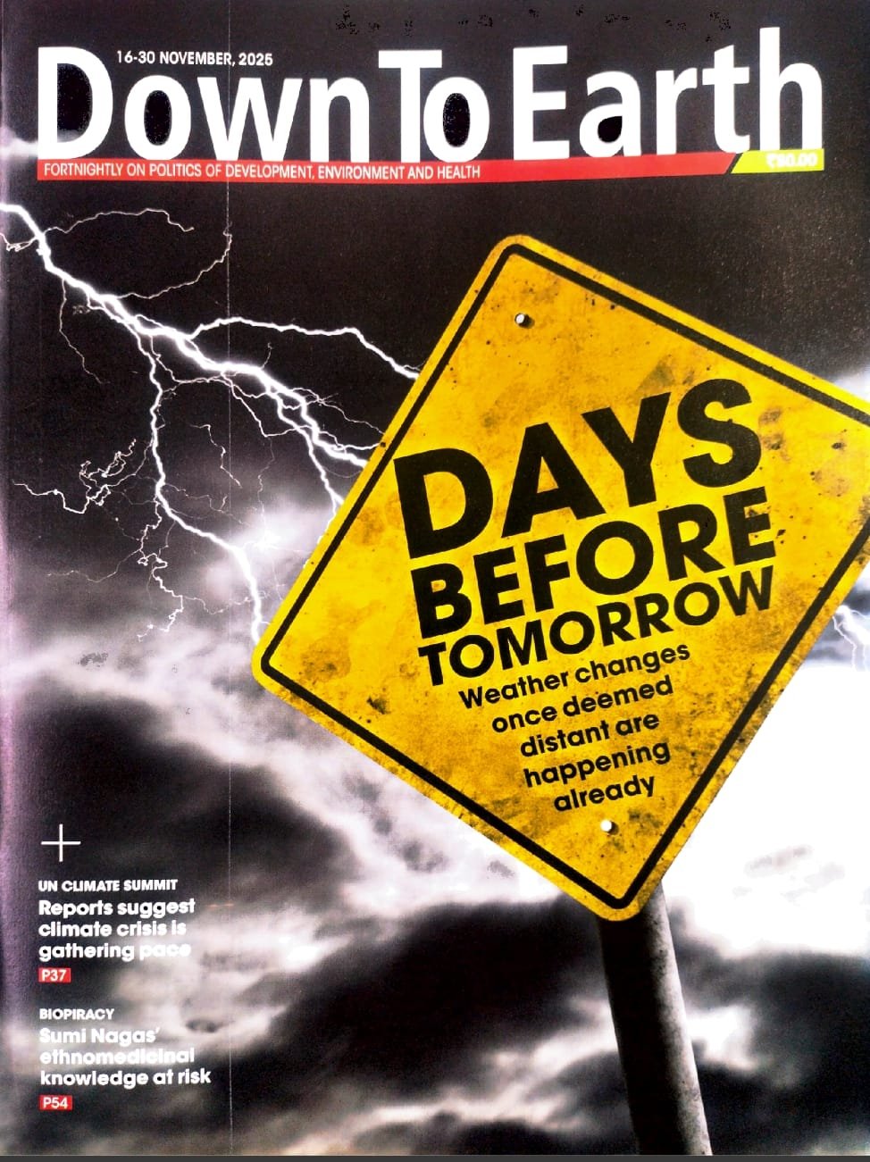 Down to Earth Fortnightly November 16-30 2025 Edition[English Medium