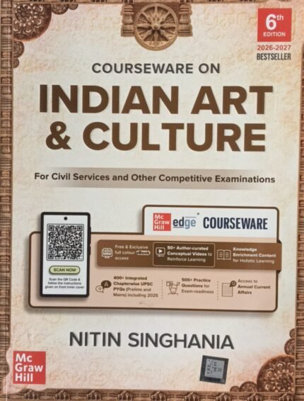 INDIAN ART AND CULTURE BY NITIN SINGHANIA FOR UPSC,CIVIL SERVICES EXAMS[ENGLISH MEDIUM]